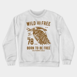 Wild and Free Eagle Crewneck Sweatshirt